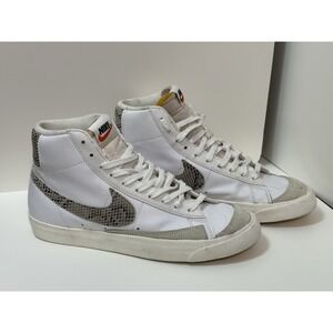 Nike,‎ Blazer Vintage Mid Snakeskin Swoosh Sneakers Shoes, Size 10 Men